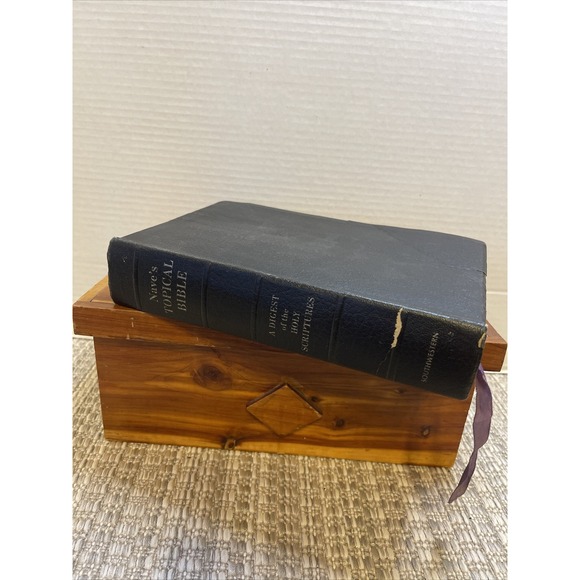 Nave's Topical Bible A Digest Of The Holy Scriptures Southwestern Company OLD - Picture 1 of 9
